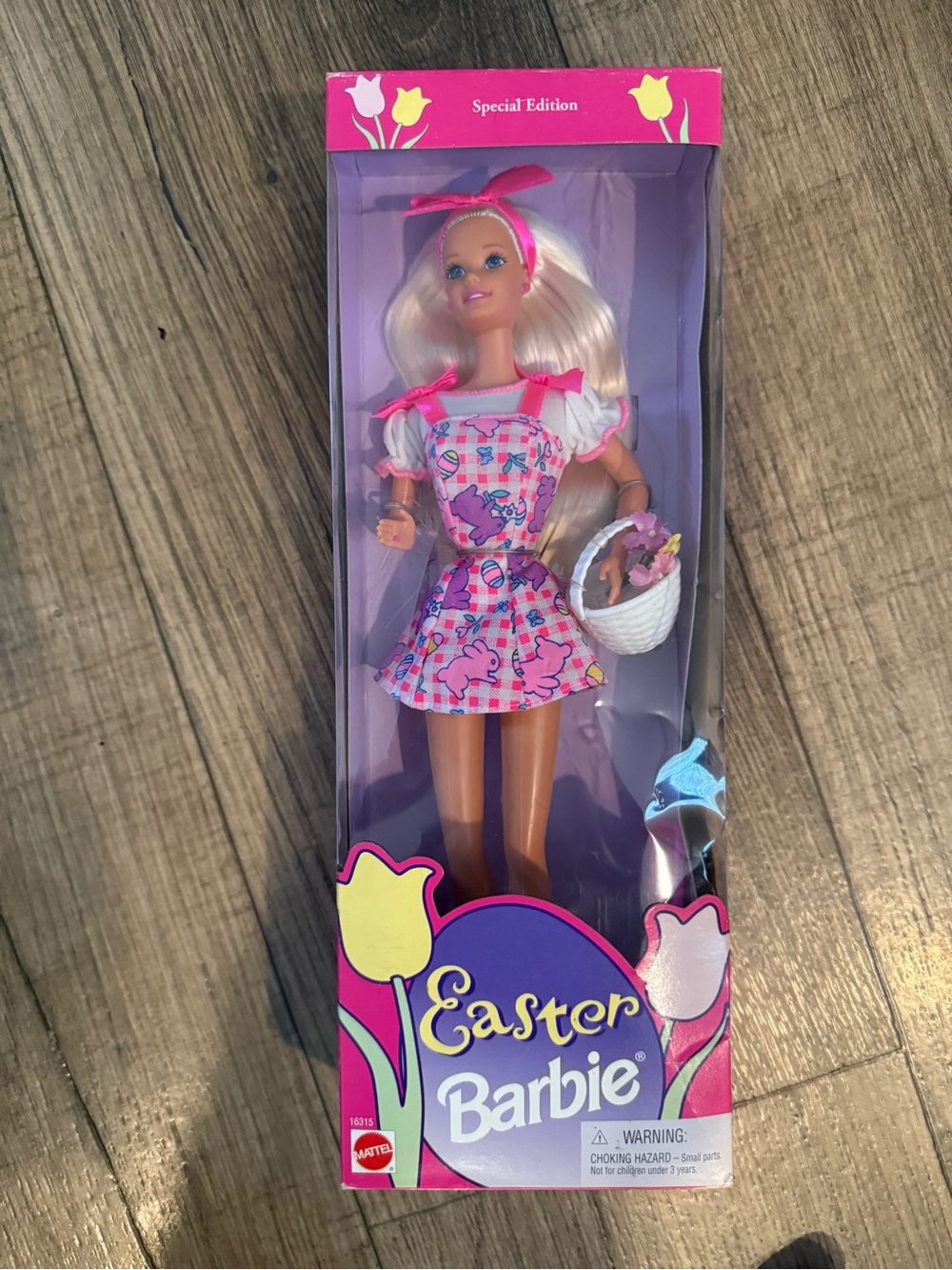 Barbie Pink Easter Outfit Doll with Basket